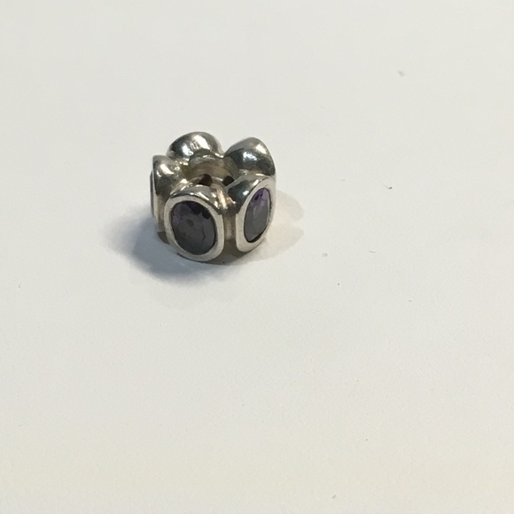 Pandora 925 purple amethyst oval lights charm - Picture 2 of 4
