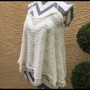 Dressy Lace Bottom Tank