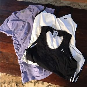 Bundle of workout tops