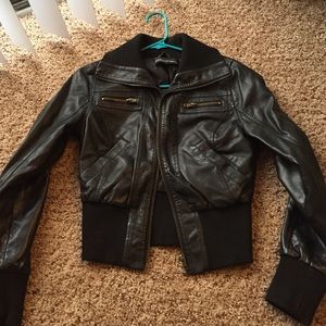 Leather jacket