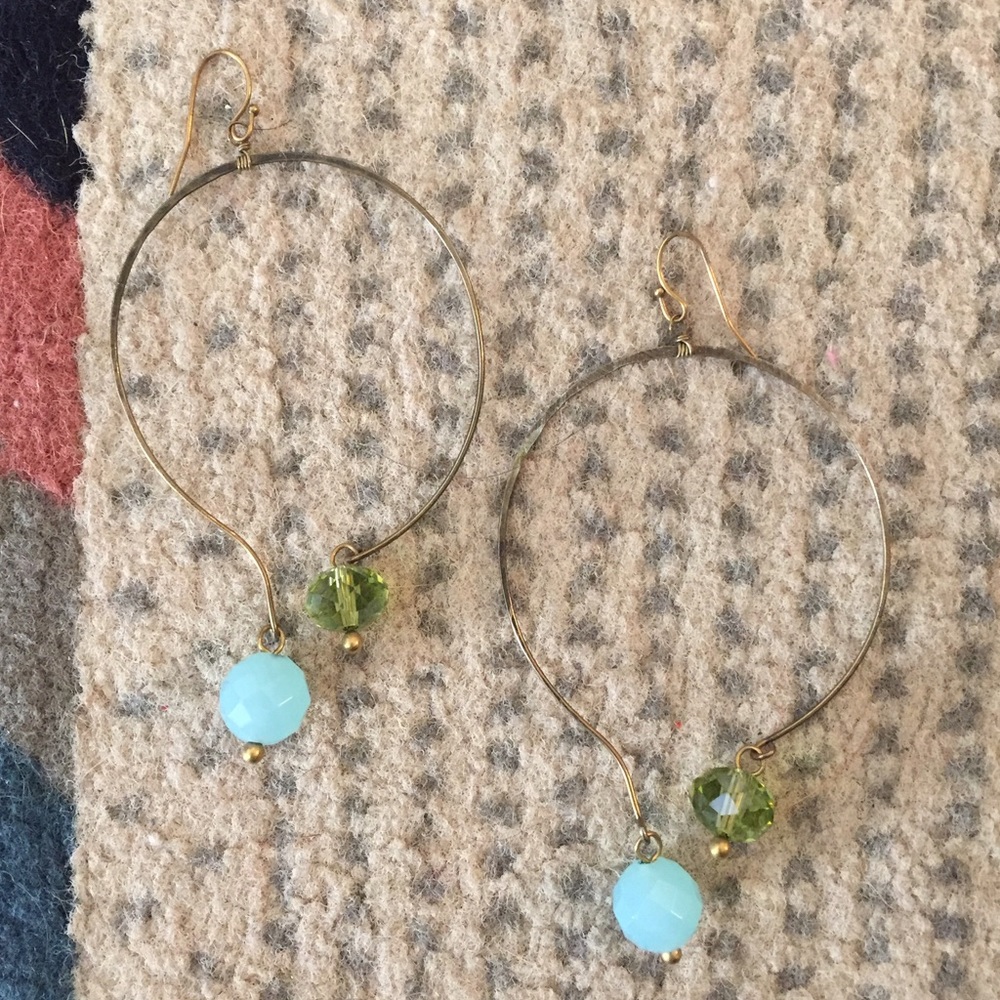 unique hoop earrings