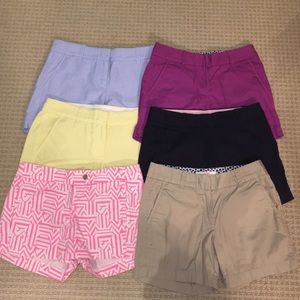6 pairs of J. Crew Shorts