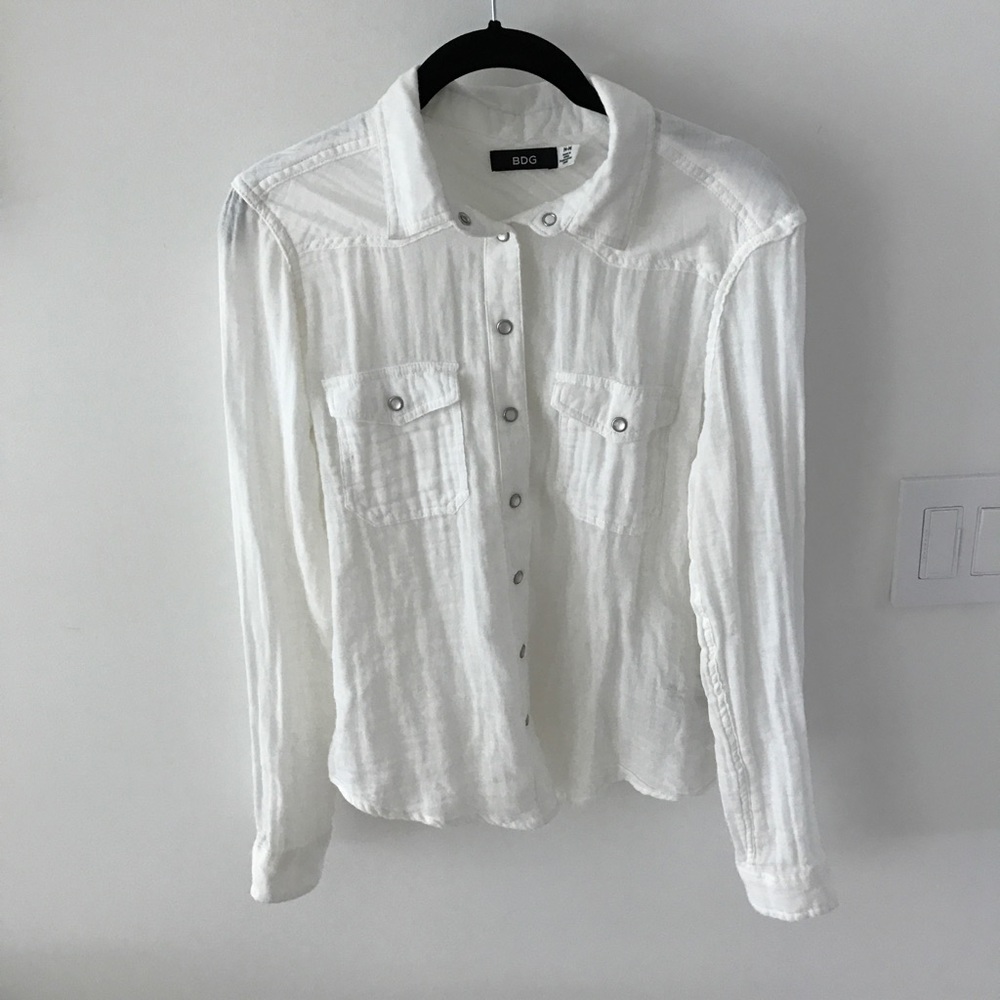 BDG white blouse