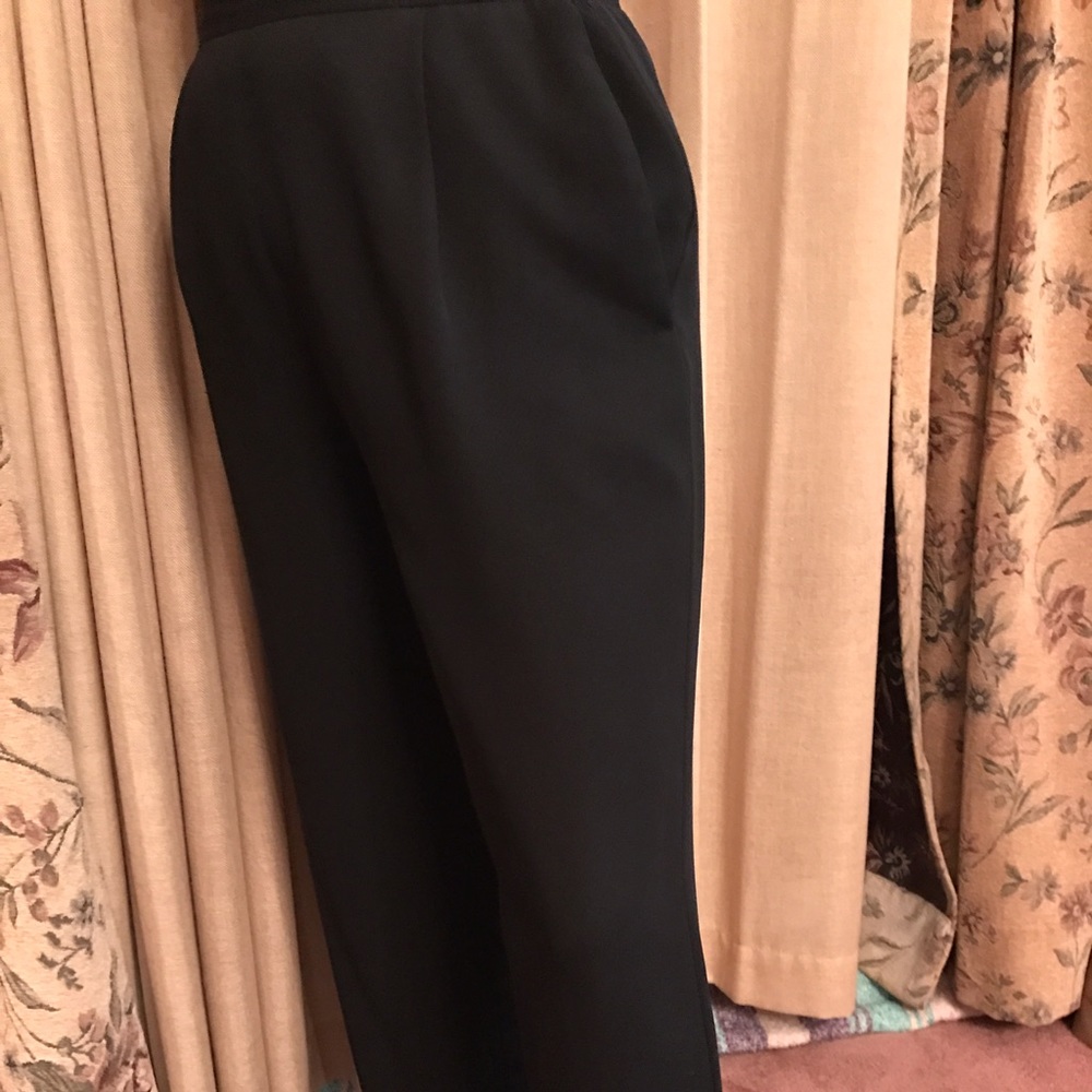 Donna Rocco Black Dress Pants Size 8 Petite