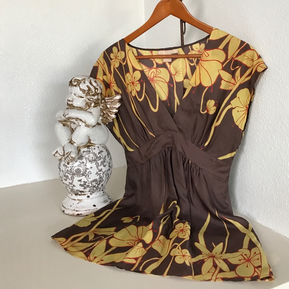 Silk blouse.