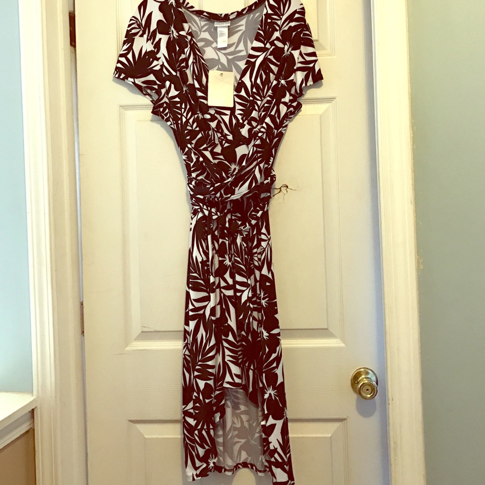 Hi Low wrap dress