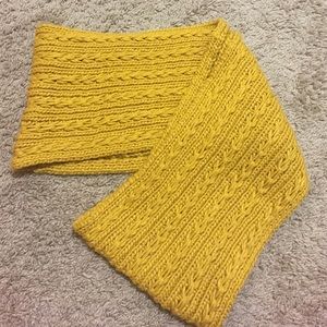 Mustard yellow infinity scarf