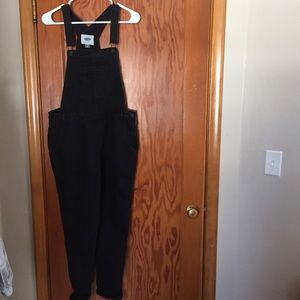 Black overalls