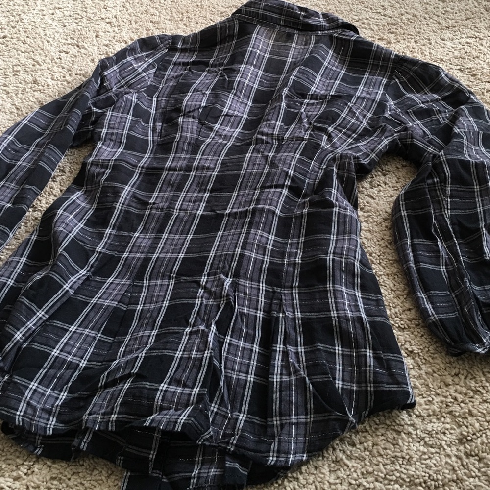 Express plaid button down - Picture 3 of 3