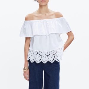 Madewell cold shoulder top