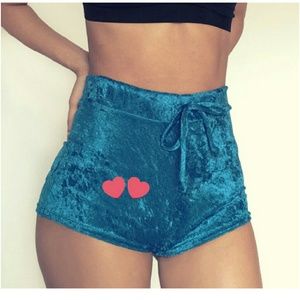 PINKMOON Velvet Shorts XS
