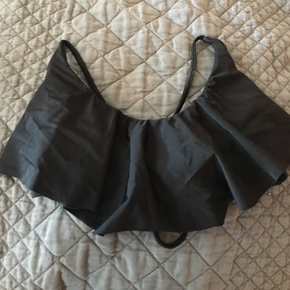Black tie bikini top | barely worn | NOT UO