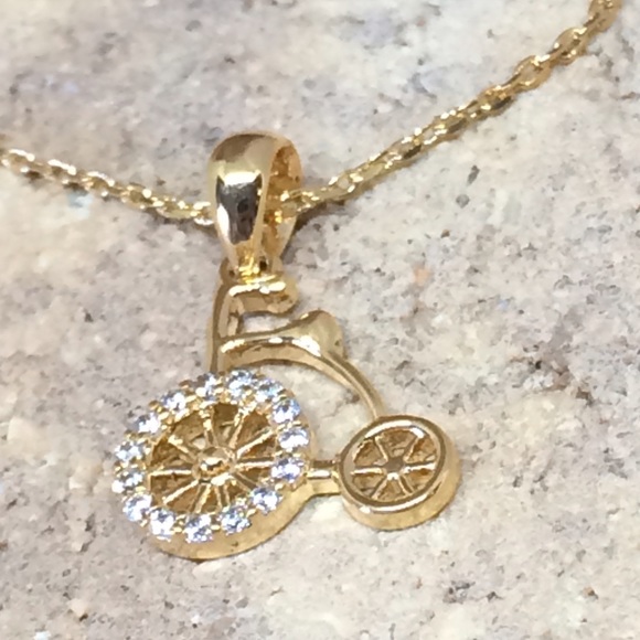 Mini Bicycle Pendant | Great for Girls or Teens - Picture 3 of 8