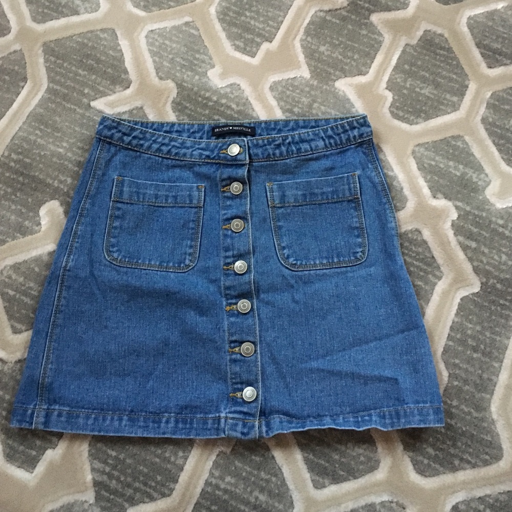 Brandy Melville jean skirt