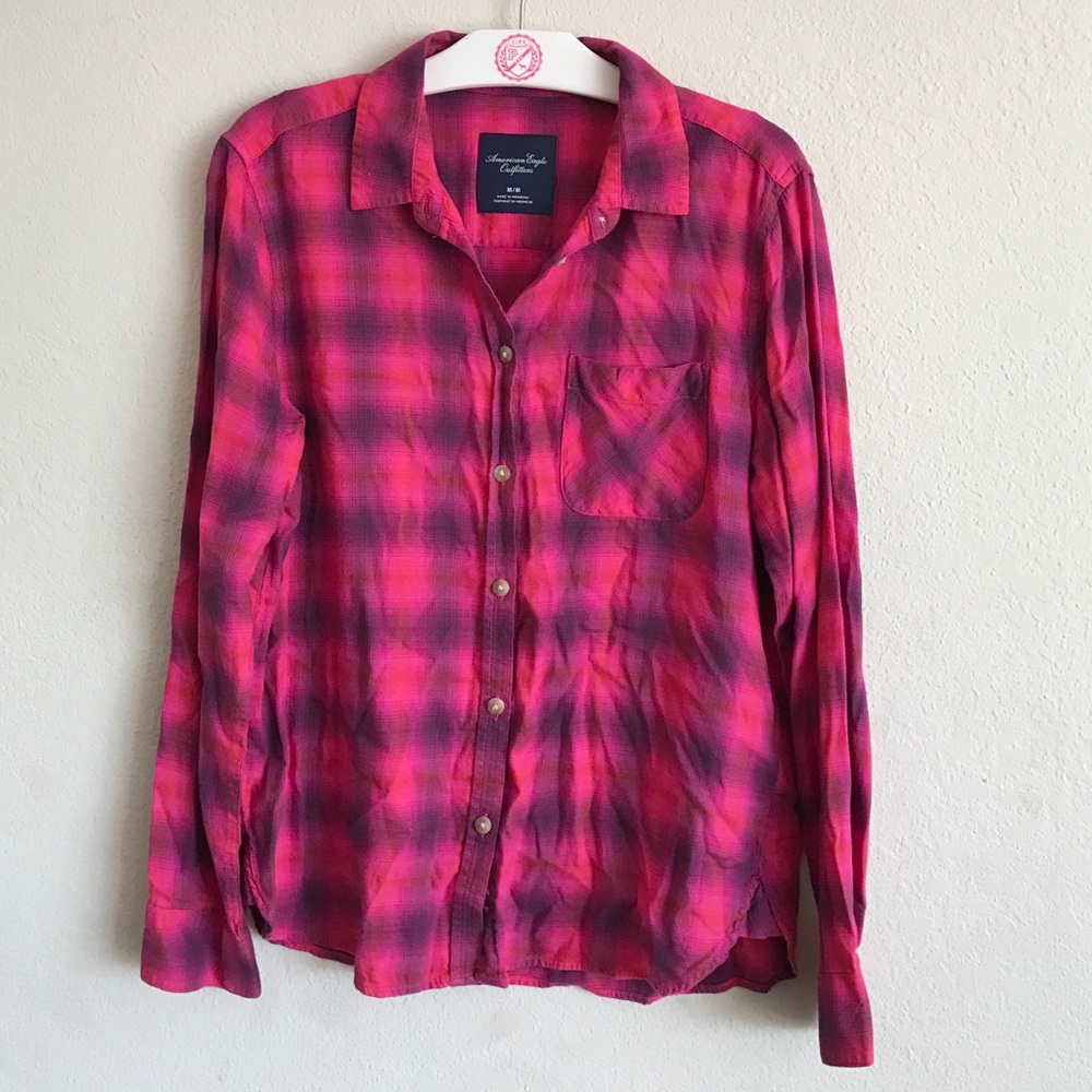 American Eagle | Pink Flannel
