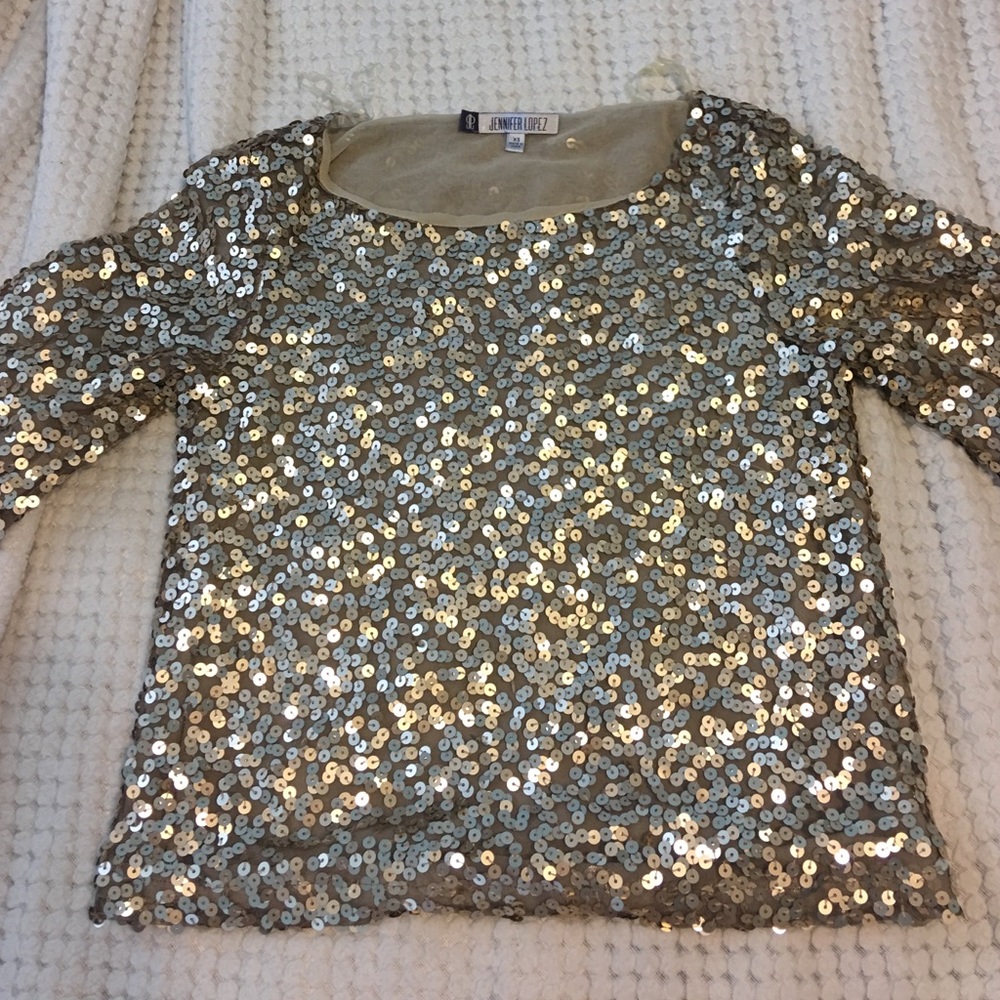 Gold Sequinned blouse