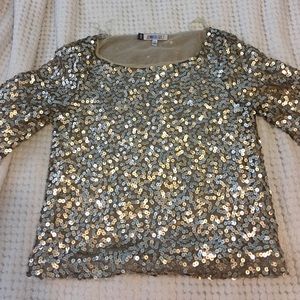 Gold Sequinned blouse