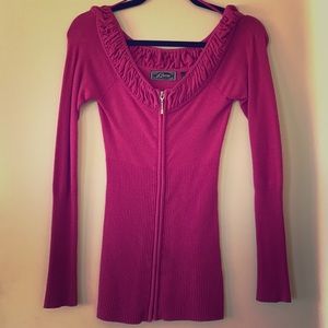 Pink Off the shoulders Guess sweater