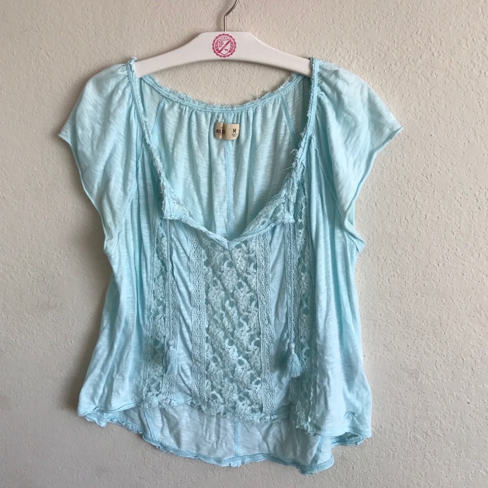 Hollister | Light Blue Blouse