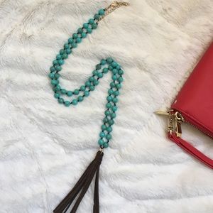 Turquoise Mala Necklace