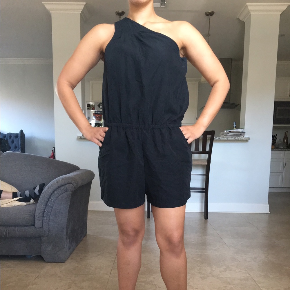Banana Republic One Shoulder Romper