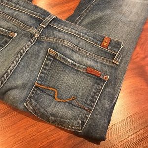 7 for all MankindJeans. Boot cut.