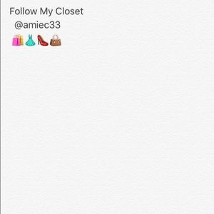 All my listings I will post in @amiec33 closet !