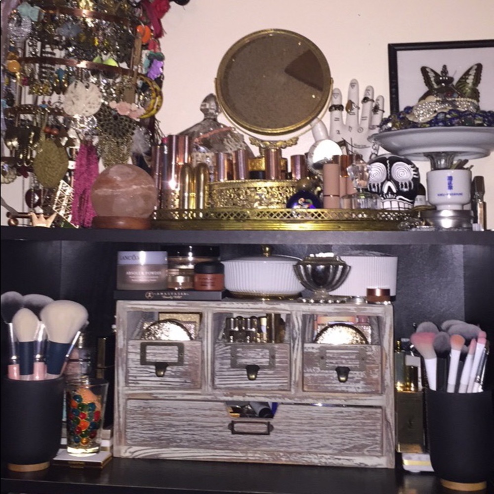 Downsized makeup collection (just for show)