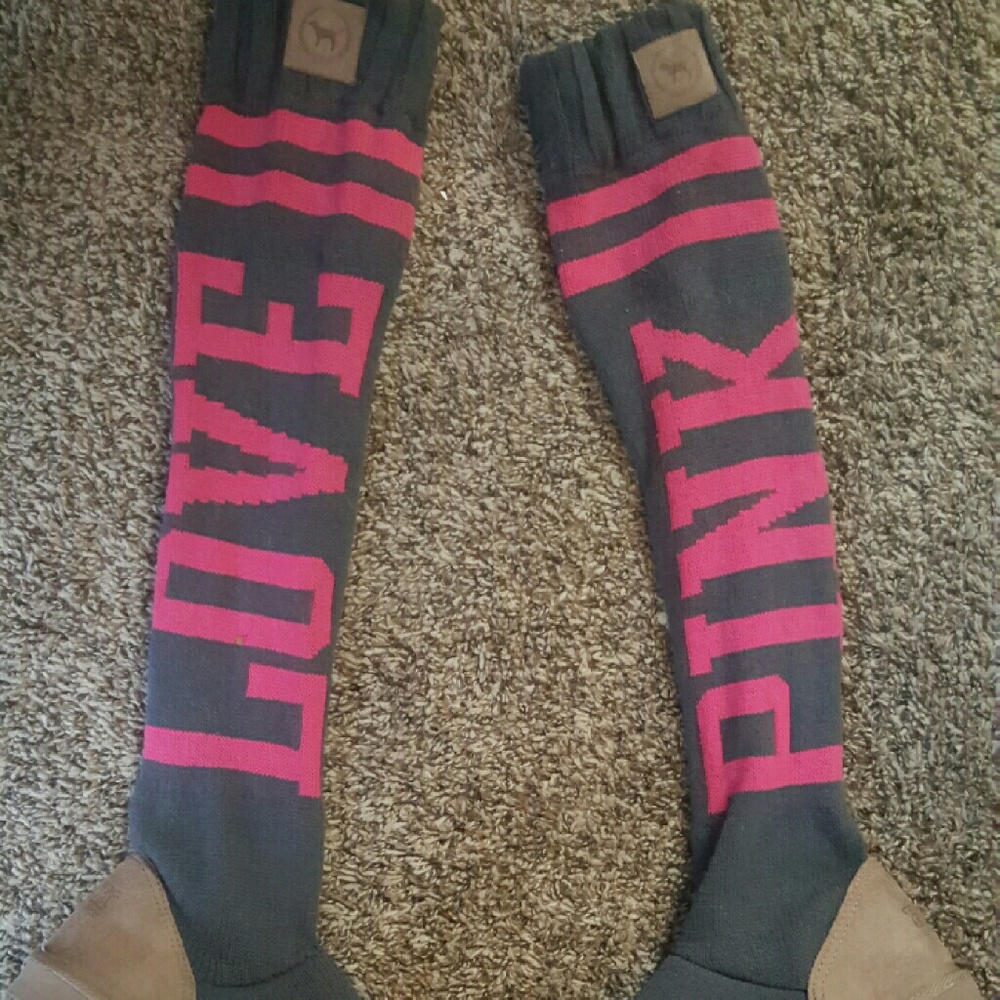 RARE Victoria Secret Pink Mukluks