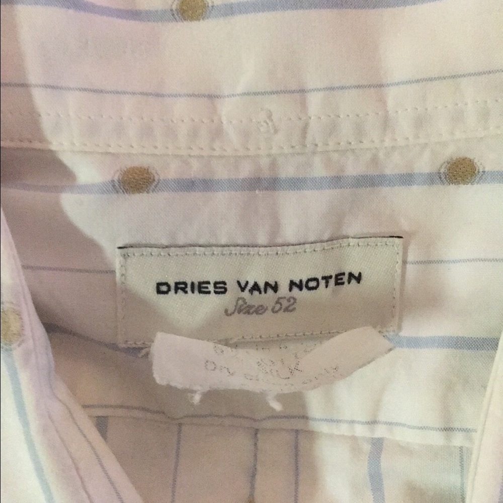 Dries Van Noten size 52 men's Dress Shirt