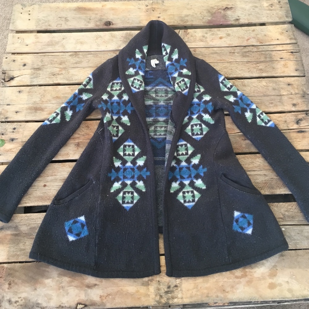 We the Free BARELY WORN button sweater