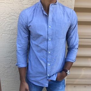 Band Collar Dress Shirt