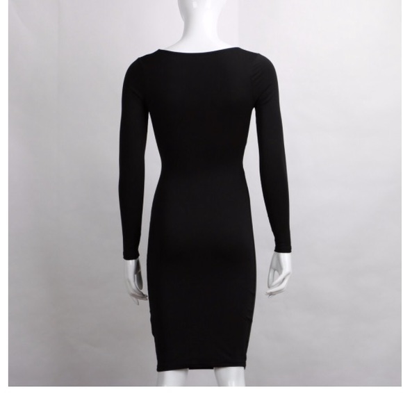 JUST IN! Bodycon Hollow Out Dress - Picture 3 of 4