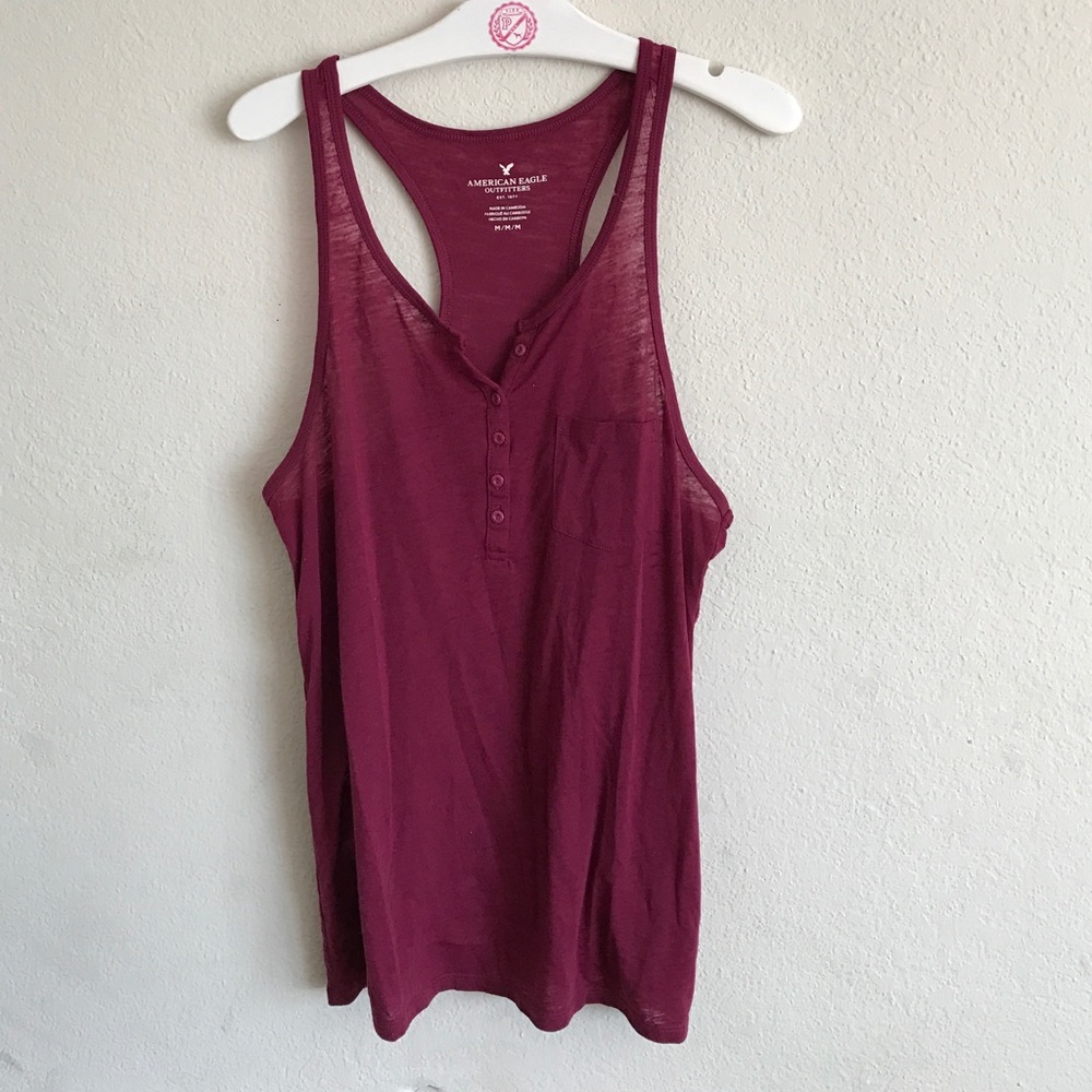 American Eagle | Maroon Tank