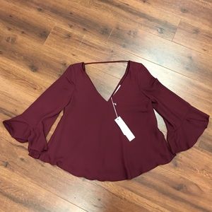 Brand new Silk Madeline Top by Amanda Uprichard