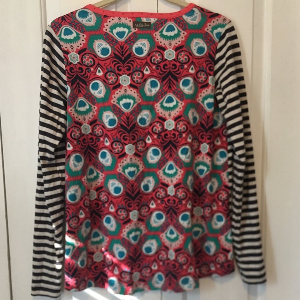 Matilda Jane Black and White Stripe Shea Tee