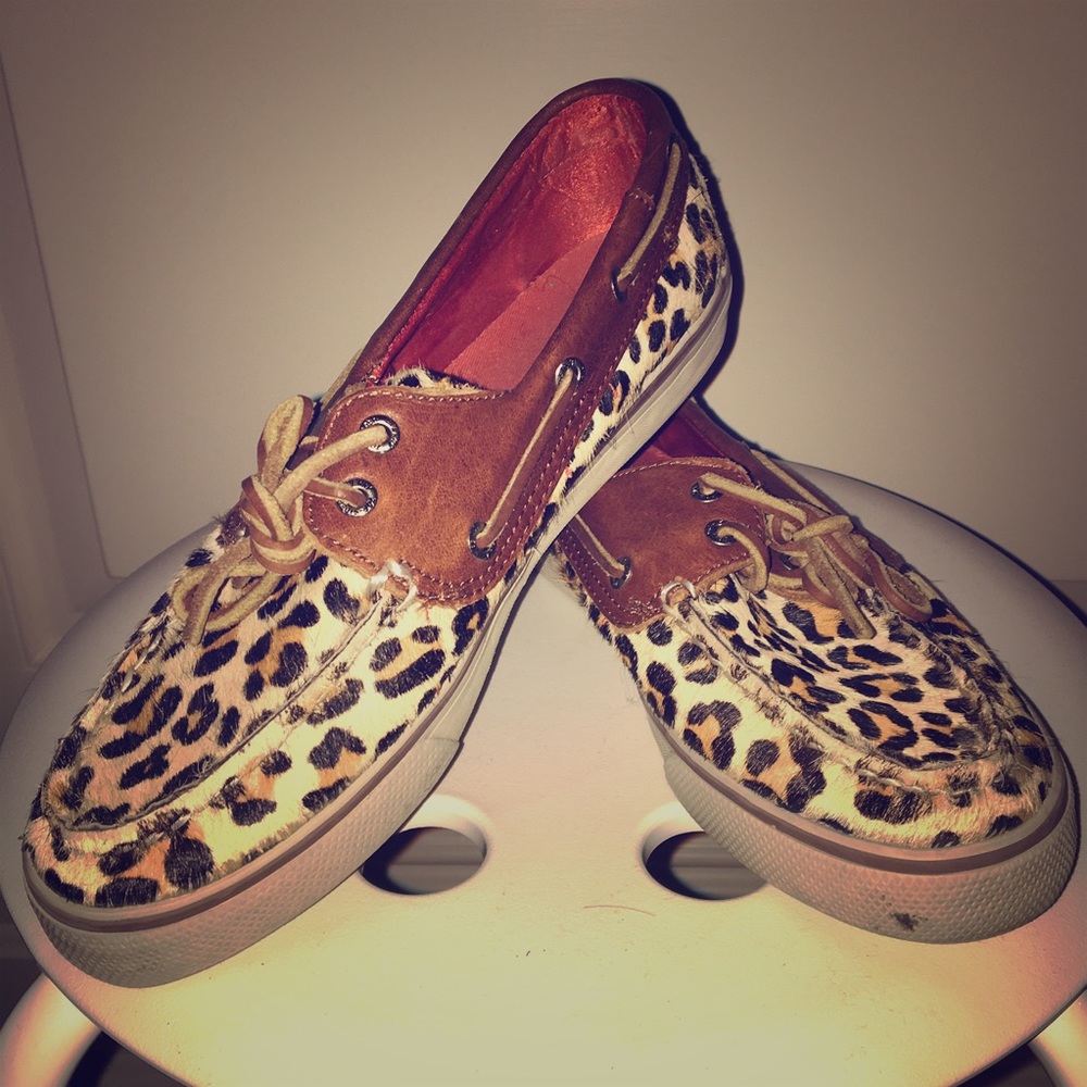 Authentic Leopard Sperrys!