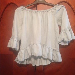 Off the shoulders top XS