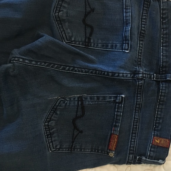 7 For All Man Kind, High Waist, Straight Leg Jeans - Picture 4 of 6