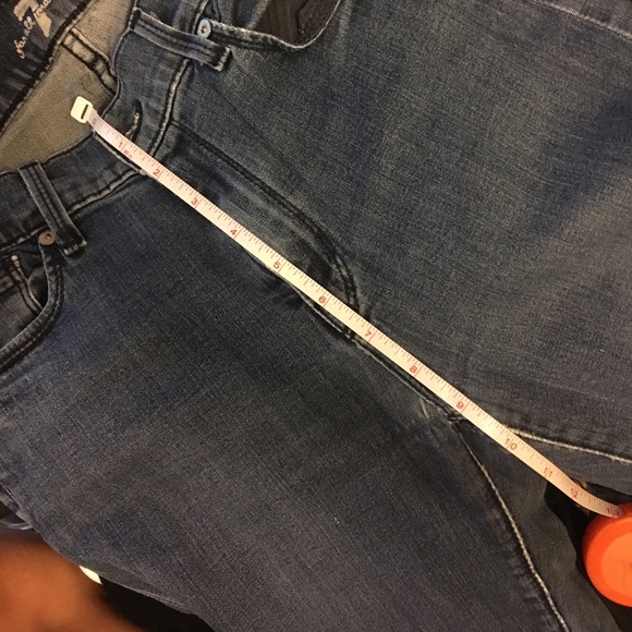 7 For All Man Kind, High Waist, Straight Leg Jeans - Picture 5 of 6