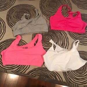 4 sports bras fruit of the loom