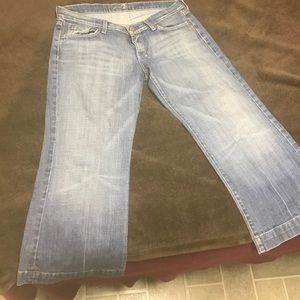 7 for all mankind jean capris. Size 30