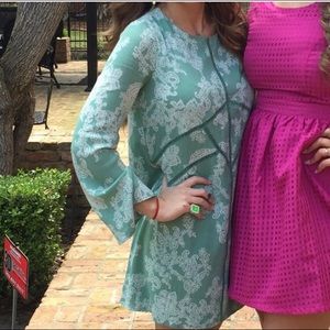 Francesca's boutique mint green dress