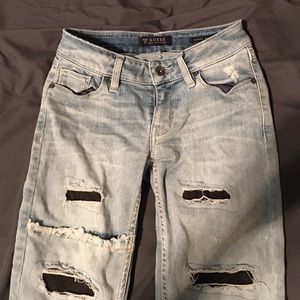 GUESS Ripped Skinny Jeans