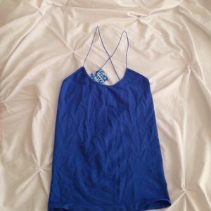 Free people Cross back camisole