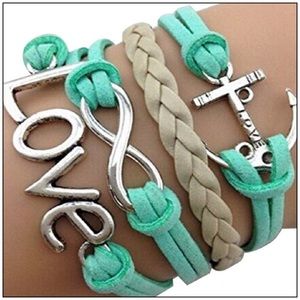 💕⚓️Love Anchor Infinity Bracelet⚓️💕