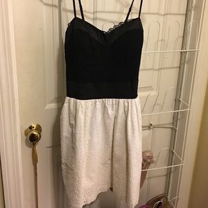 Black and white dress