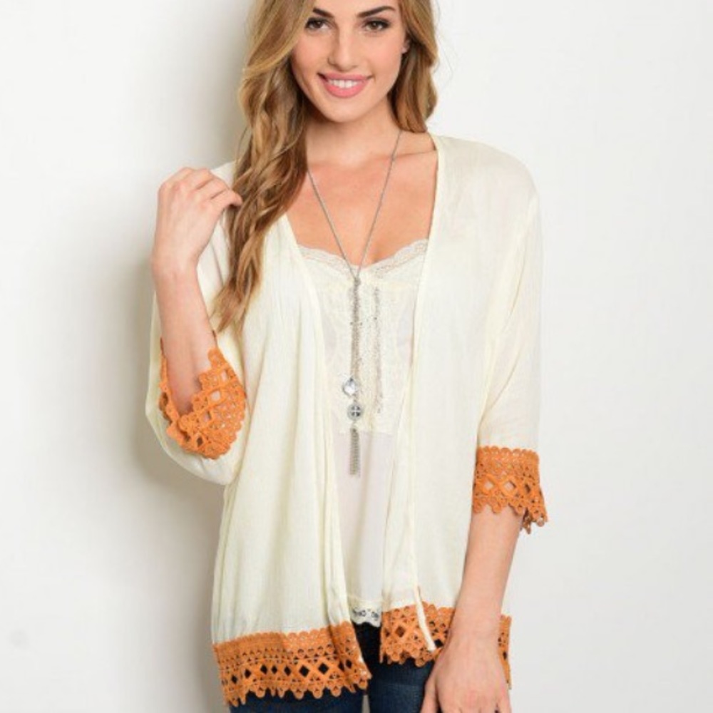 ❤️❤️Crochet and Embroidery Kimono❤️❤️