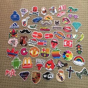 53 cool stickers
