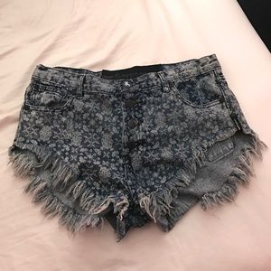 One Teaspoon Paisley Shorts